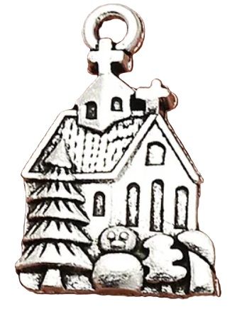 Mountain Church Charm