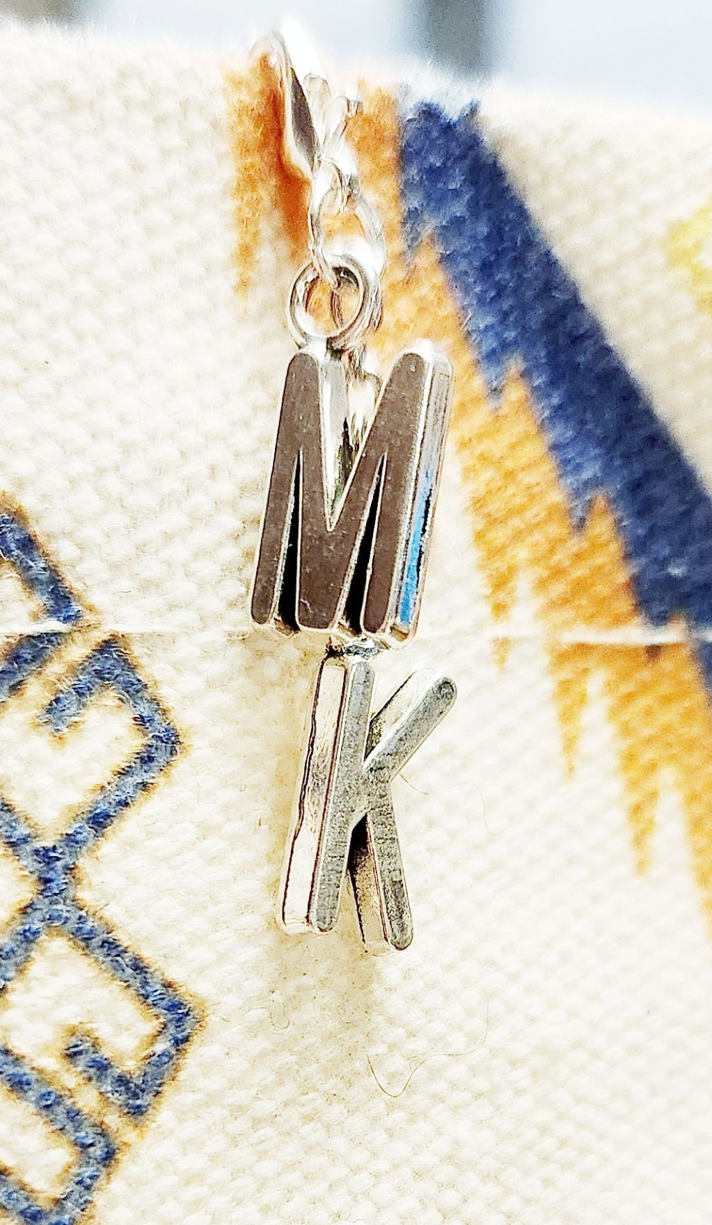 MK Initials Charm