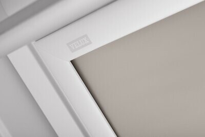 DKL B04 1085SWLTenda oscurante interna manuale a rullo white line - beige - per finestre misura B04/06447x98