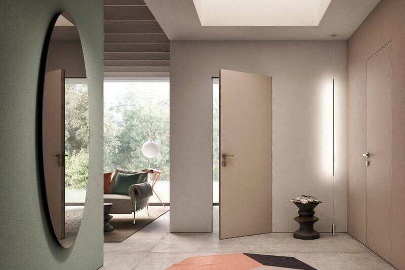 Scrigno filo  44 porta battente filomuro reversibile