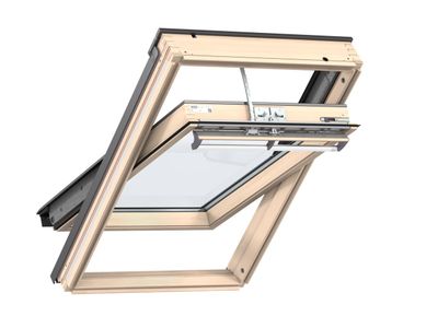 Finestra Velux tripla protezione abilico  GGL 308621 legno naturale integra solare