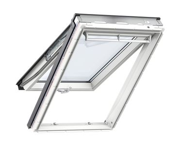 Finestra VeluxGPL doppia apertura 20  manuale colore legno bianco