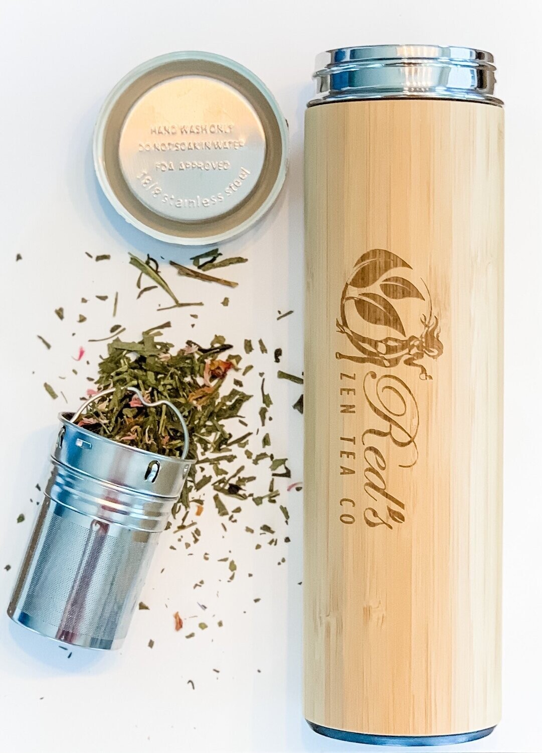 Bamboo Stainless Steel Tea Infuser