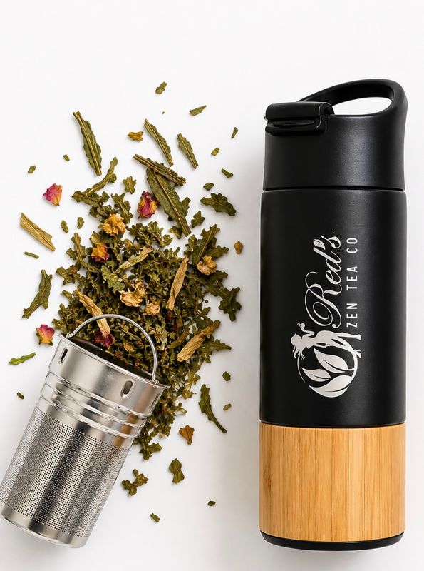 New Bamboo Stainless Steel Tea Infuser New Bamboo Stainless Steel Tea Infuser