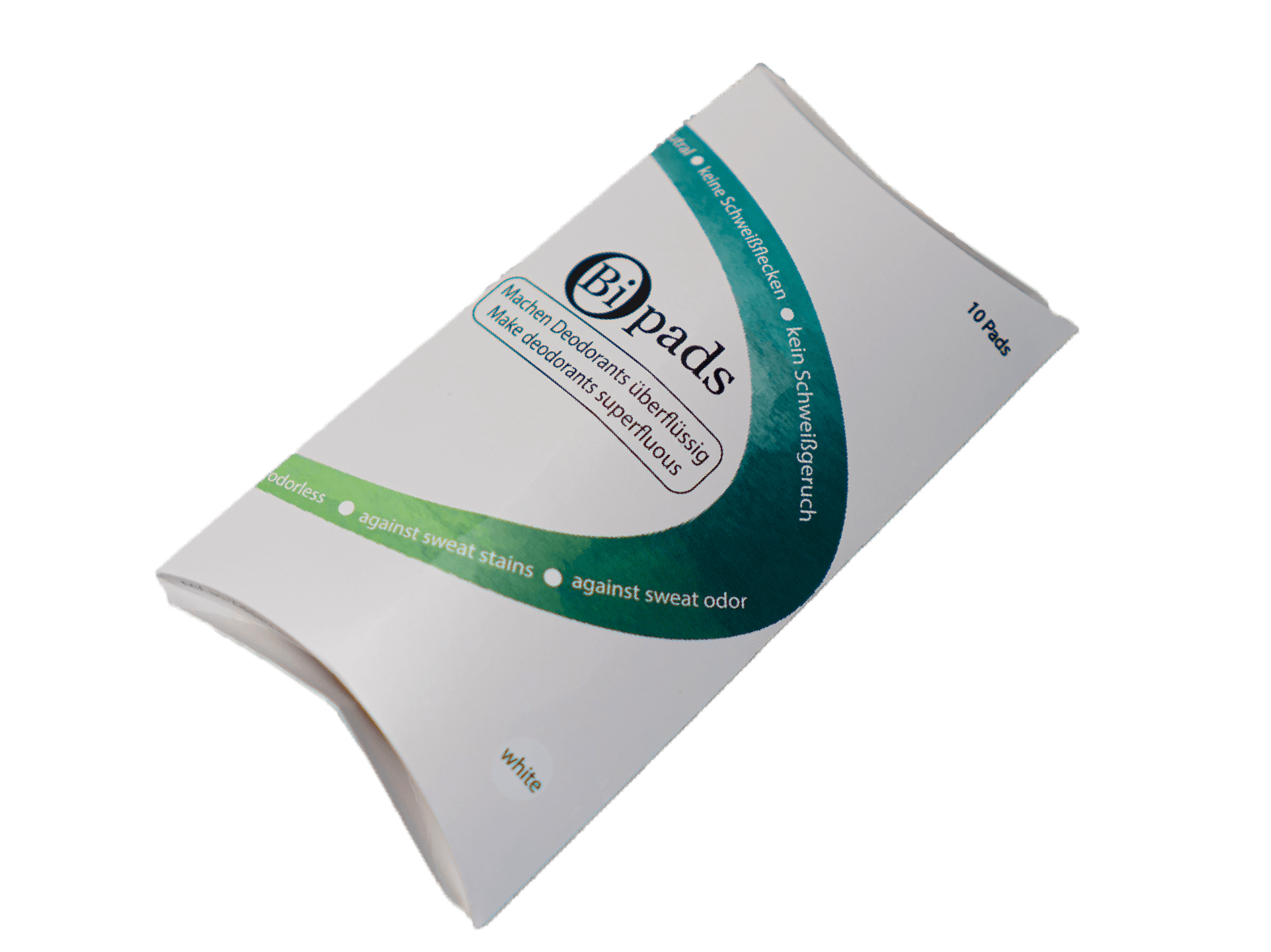 Bipads-Achselpads in weiß, 10 Stück