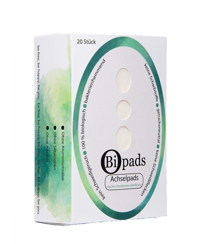 Bipads-Achselpads in weiß, 20 Stück, Duftrichtung: neutral