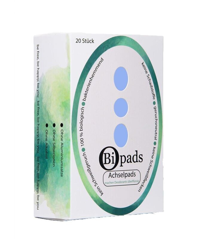 Bipads Achselpads 20 Stück, Duftrichtung: Zitrusmix mit aquatischem Flair und blumiger Eleganz