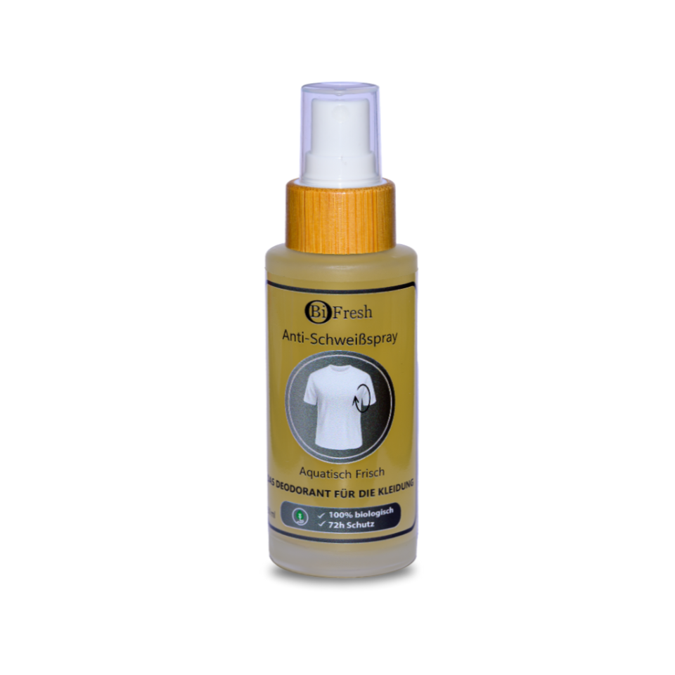 Bifresh Anti-Schweißspray 50ml, Duftrichtung: Aquatisch Frisch - mit einem Hauch von Süße
