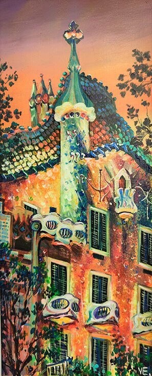 Casa Batlló 13X32 cm