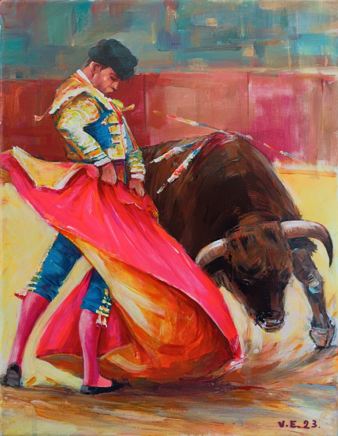 Bullfight 27X35  (3)