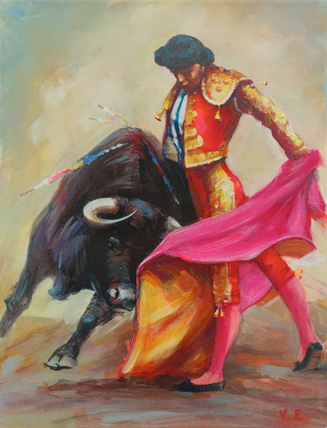 Bullfight 27X35  (4)