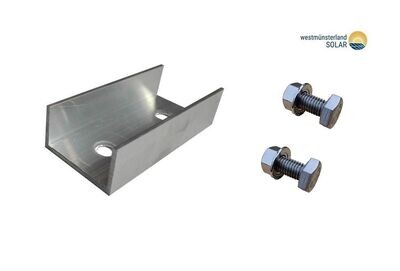 Verbinder Für PV-Montageschiene 40x40 (Aluminium