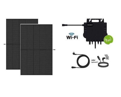 Balkonkraftwerk / Stecker-Solaranlage Balkonkraftwerk / Stecker-Solaranlage "Neo Classic" 800 / 840 Watt Plug & Play +++ FRÜHLINGS-ANGEBOT +++