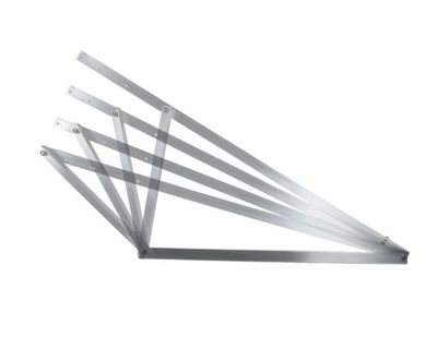 Montagedreieck für Flachdachmontage flexibel verstellbar 15 - 30 Grad (Hochkantmontage)