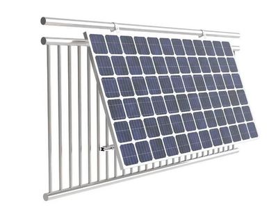 Montagepaket Balkon-Halterung für 2 Solarmodule verstellbar 15-30 Grad Montagepaket Balkon-Halterung für 2 Solarmodule verstellbar 15-30 Grad