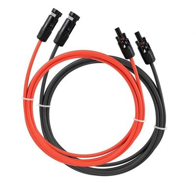 Profi-Solarkabel-Set 2x 5 Meter 6mm² - Verlängerungskabel von Athilex, beidseitig kompatibel mit MC4 rot / schwarz inkl. Stecker und Buchse Profi-Solarkabel-Set 2x 5 Meter 6mm² - Verlängerungskabel von Athilex, beidseitig kompatibel mit MC4 rot / schwarz inkl. Stecker und Buchse