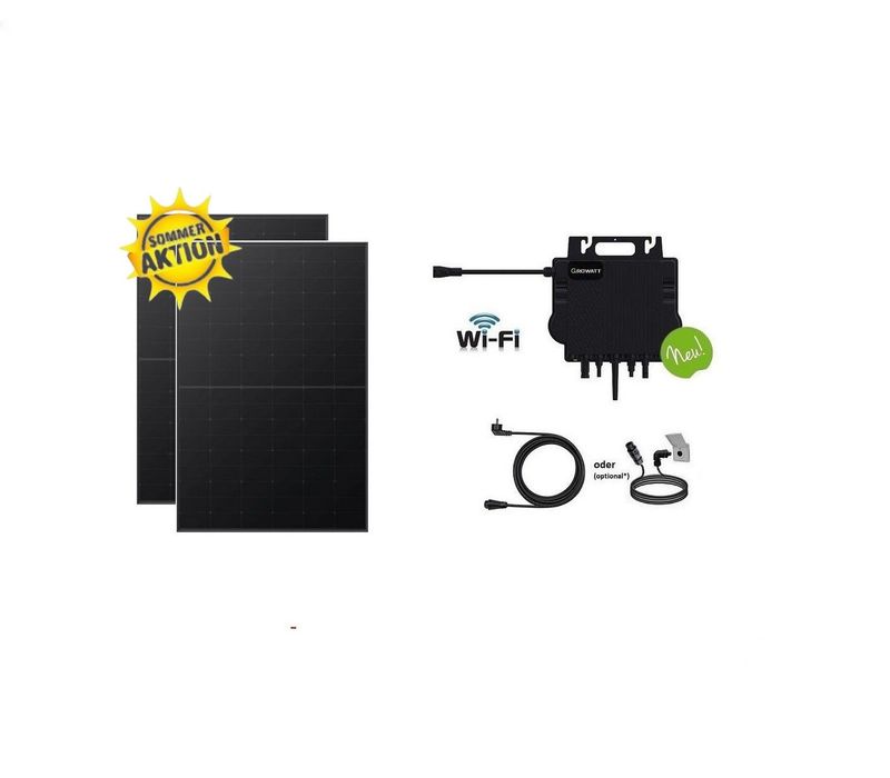 Balkonkraftwerk / Stecker-Solaranlage Balkonkraftwerk / Stecker-Solaranlage "Neo Classic" 800 / 850 Watt Plug & Play