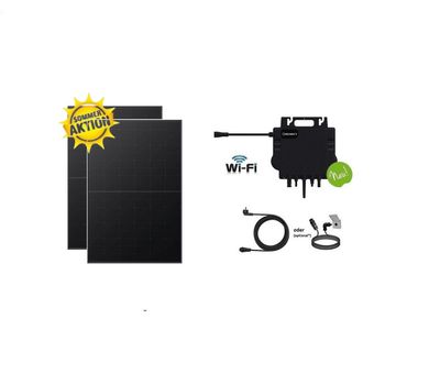 Balkonkraftwerk / Stecker-Solaranlage "Neo Classic" 800 / 850 Watt Plug & Play
