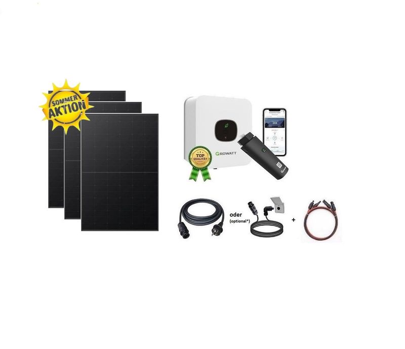 Balkonkraftwerk / Stecker-Solaranlage Balkonkraftwerk / Stecker-Solaranlage "Power" 800-1.000/1.275 Watt Plug & Play
