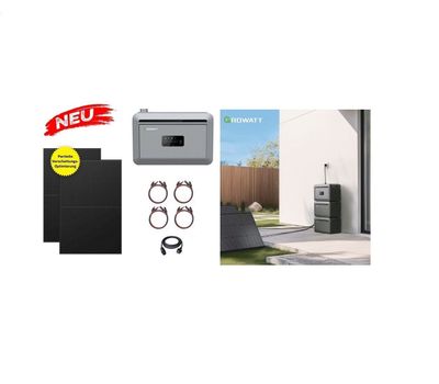 Balkonkraftwerk / Stecker-Solaranlage Balkonkraftwerk / Stecker-Solaranlage "NEXA Premium" mit 2 kWh intelligentem Speicher Plug & Play +++ NEU +++