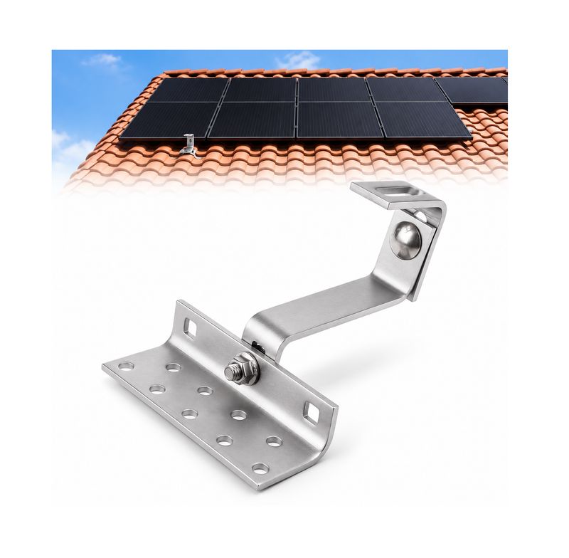 Premium-Dachhaken Edelstahl – 3-fach verstellbar, 145 mm