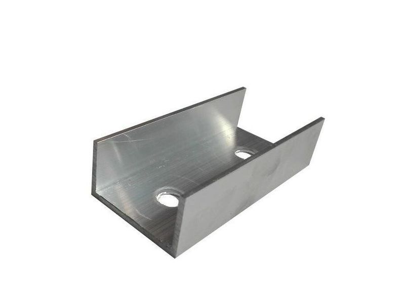 PV-Schienenverbinder 40 × 40 mm Aluminium – für Montageschienen