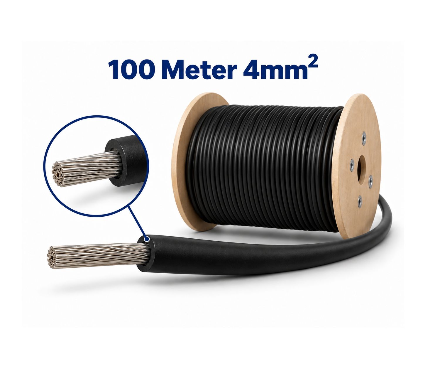 Solarkabel 4 mm² Athilex H1Z2Z2-K Schwarz DCA – 100 Meter Rolle Solarkabel 4 mm² Athilex H1Z2Z2-K Schwarz DCA – 100 Meter Rolle