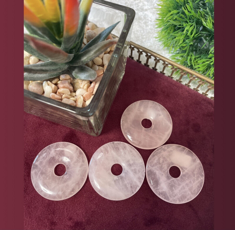 Donut Rosenquarz (Quarz)