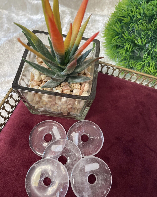 Donut Bergkristall (Quarz)