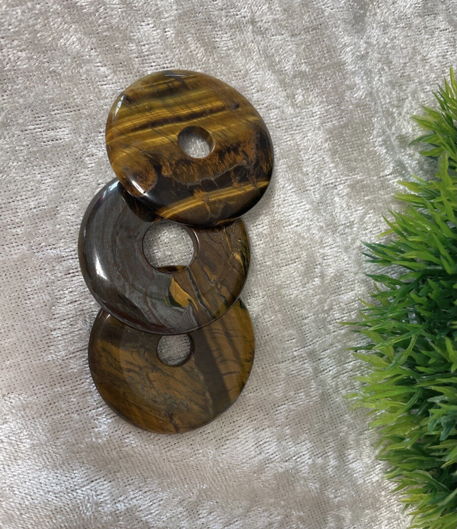 Donut Tigerauge (Faserquarz)