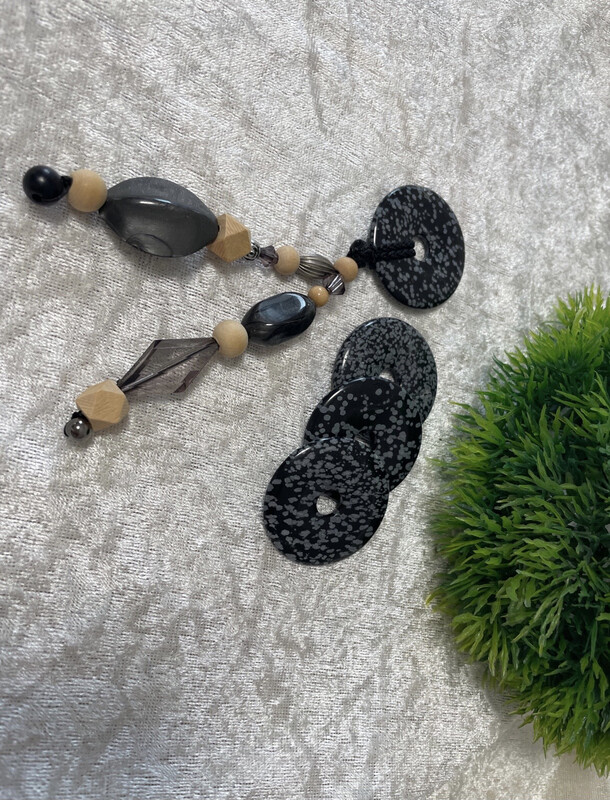 Donut Schneeflockenobsidian