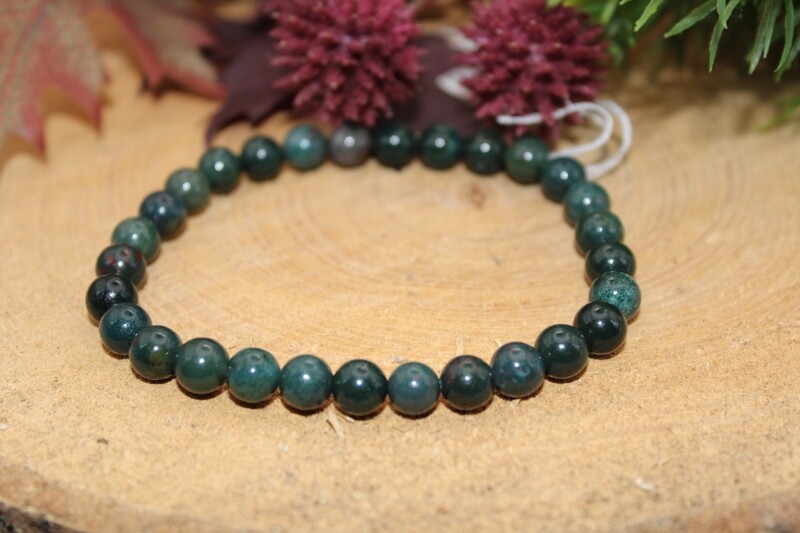 Armband Heliotrop(Chalcedon)