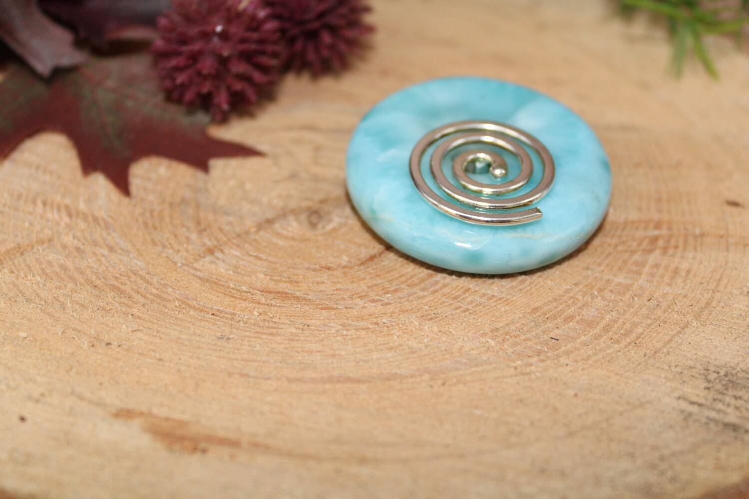 Larimar Donut (Pektolith blau)