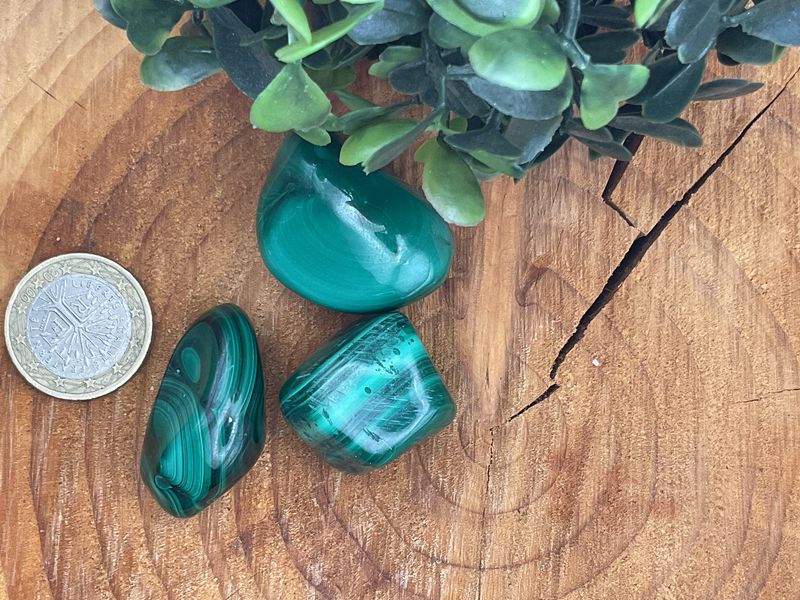 Malachit (teilweise stabilisiert)