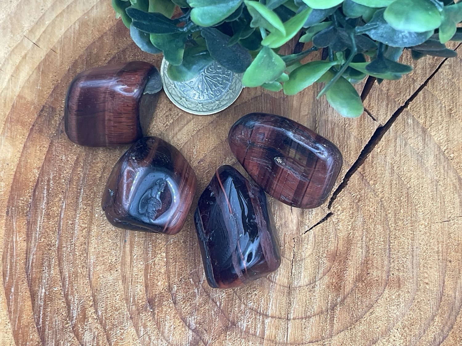 Tigerauge rot(gebrannt)