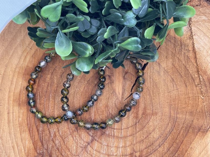 Armband Drachenachat(Achat gefärbt)