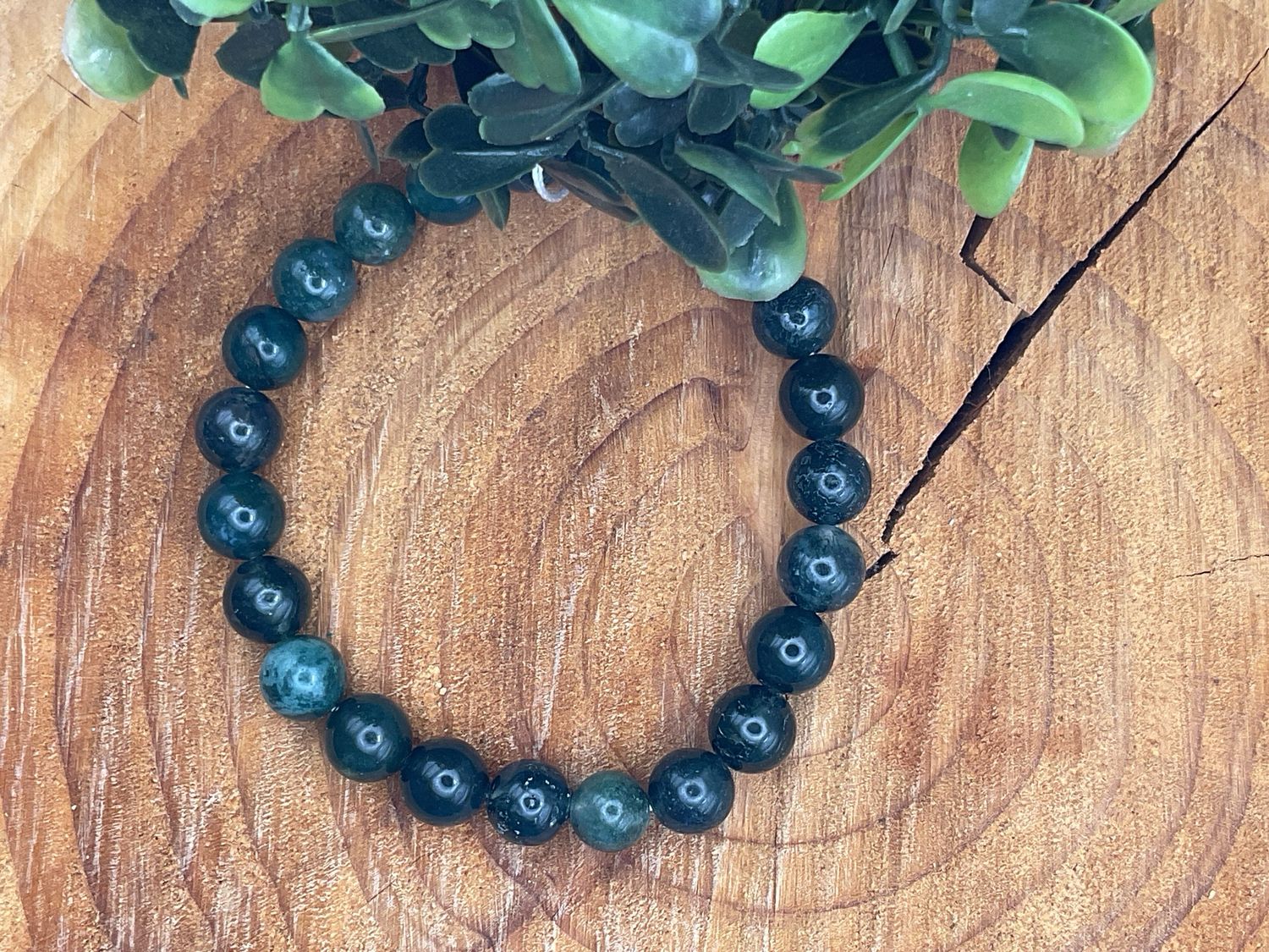Armband Moosachat(Chalcedon)