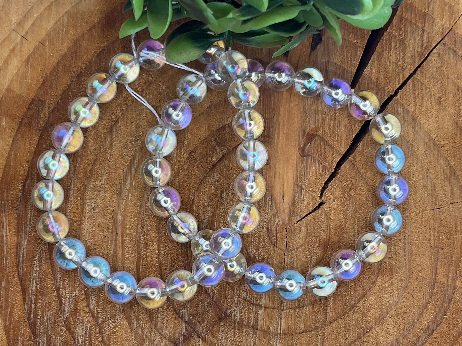 Armband Angel Aura(Behandelter Bergkristall)