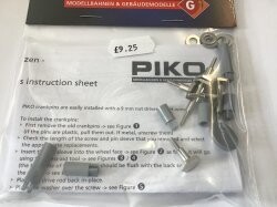 Piko 36093 BR 80 crank pin set