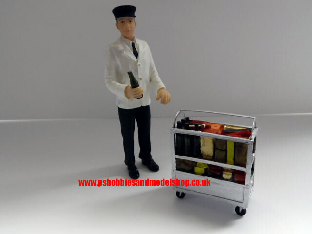 Bachmann 22185 Service Staff with Mini Bar