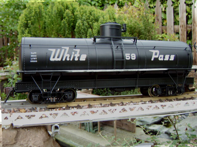 Bachmann 88195 Frameless tank car White Pass