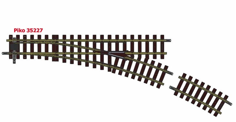 Piko 35227 R/H Point Radius 7