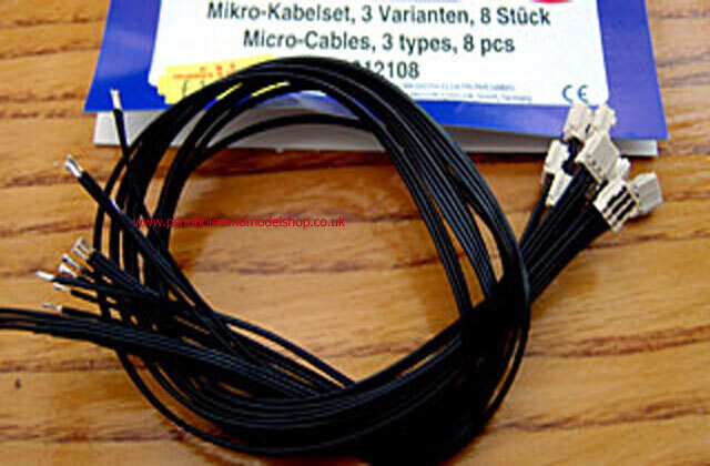 Massoth 8312108 Micro Cable set 2/3/4 pin