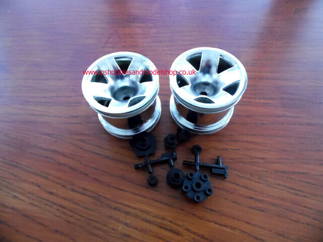 HPI-3047 Type F5 truck Wheels chrome