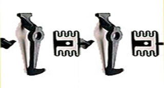 L- E130547 2PC Coupler Hook and Springs