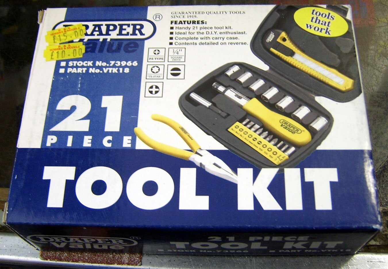 Draper 73966 21 Piece Tool Set