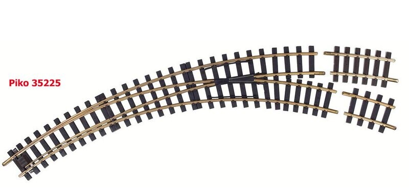 Piko 35225 R/H Radius & Curved Point