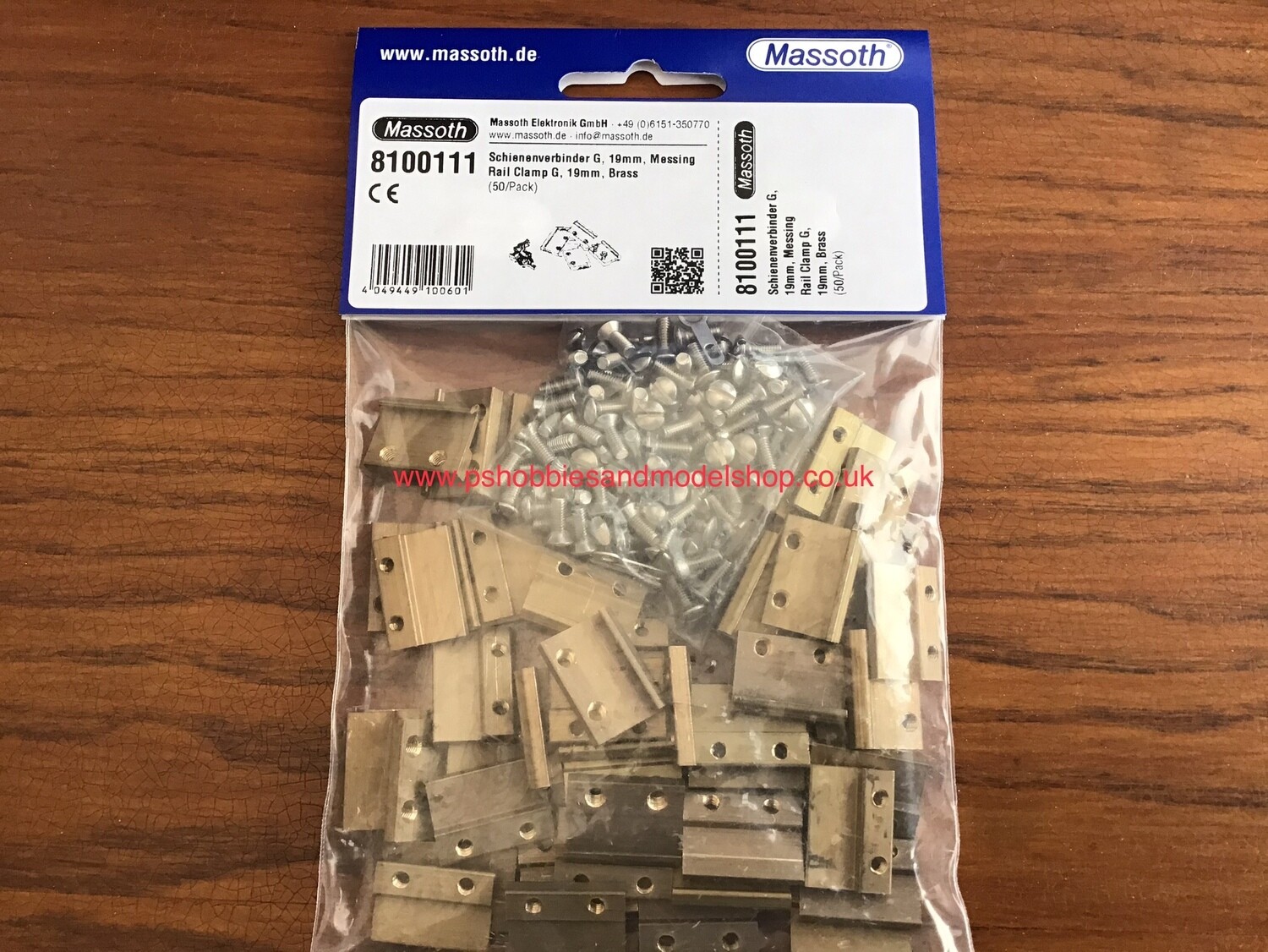 Massoth 8100111 19mm new Railclamps