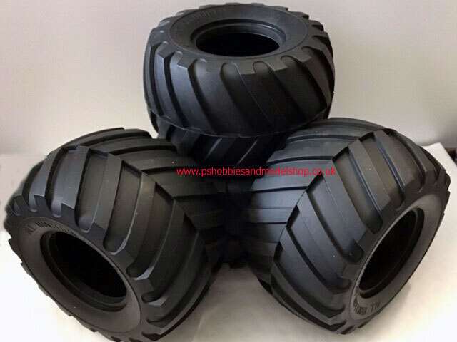 Tamiya 9805213 Lunch Box Pumpkin Full Tire Set