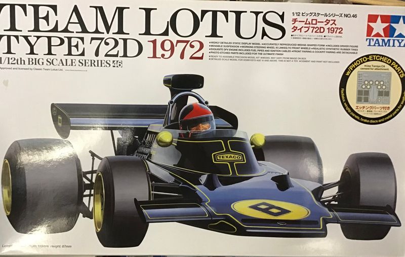 Tamiya 12046 Team Lotus 72 D 1972
